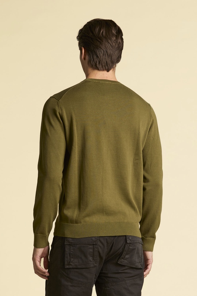 AERONAUTICA MILITARE Sweater Cotton Male DARK OLIVE