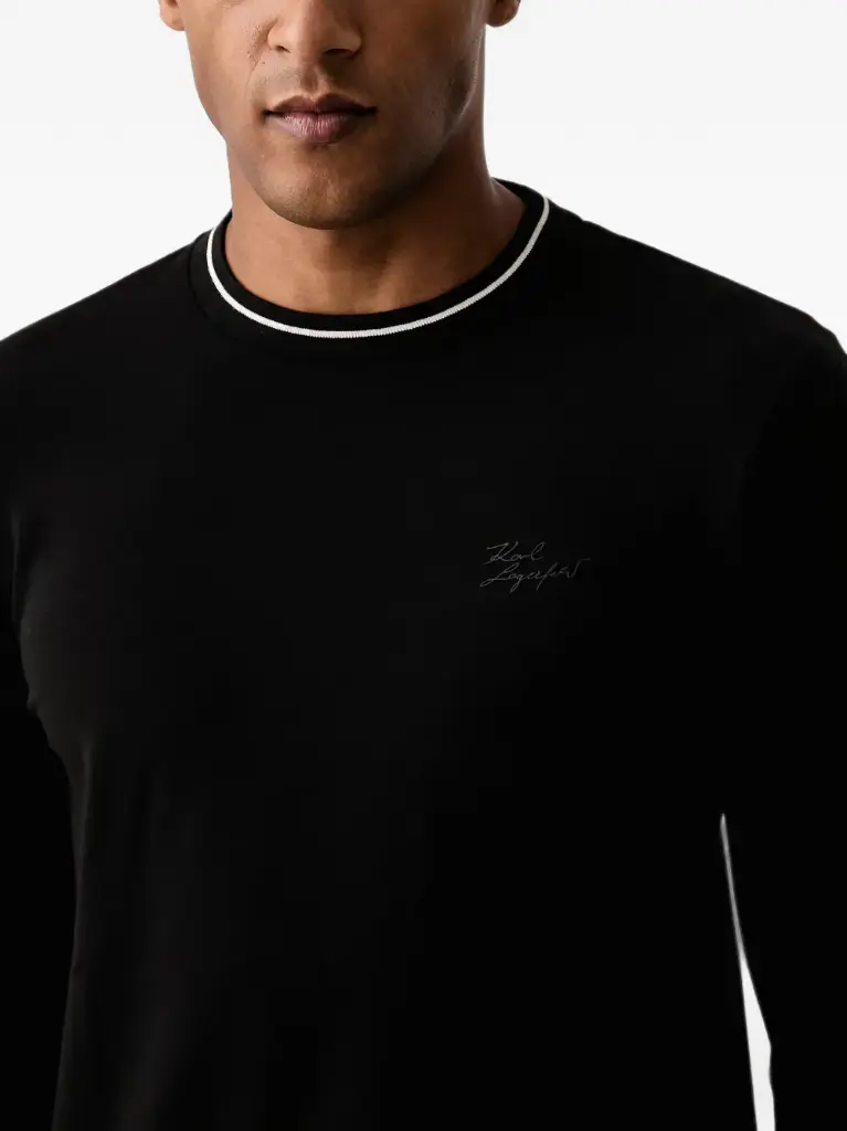 KARL LAGERFELD  Round neck  T-Shirt Male 