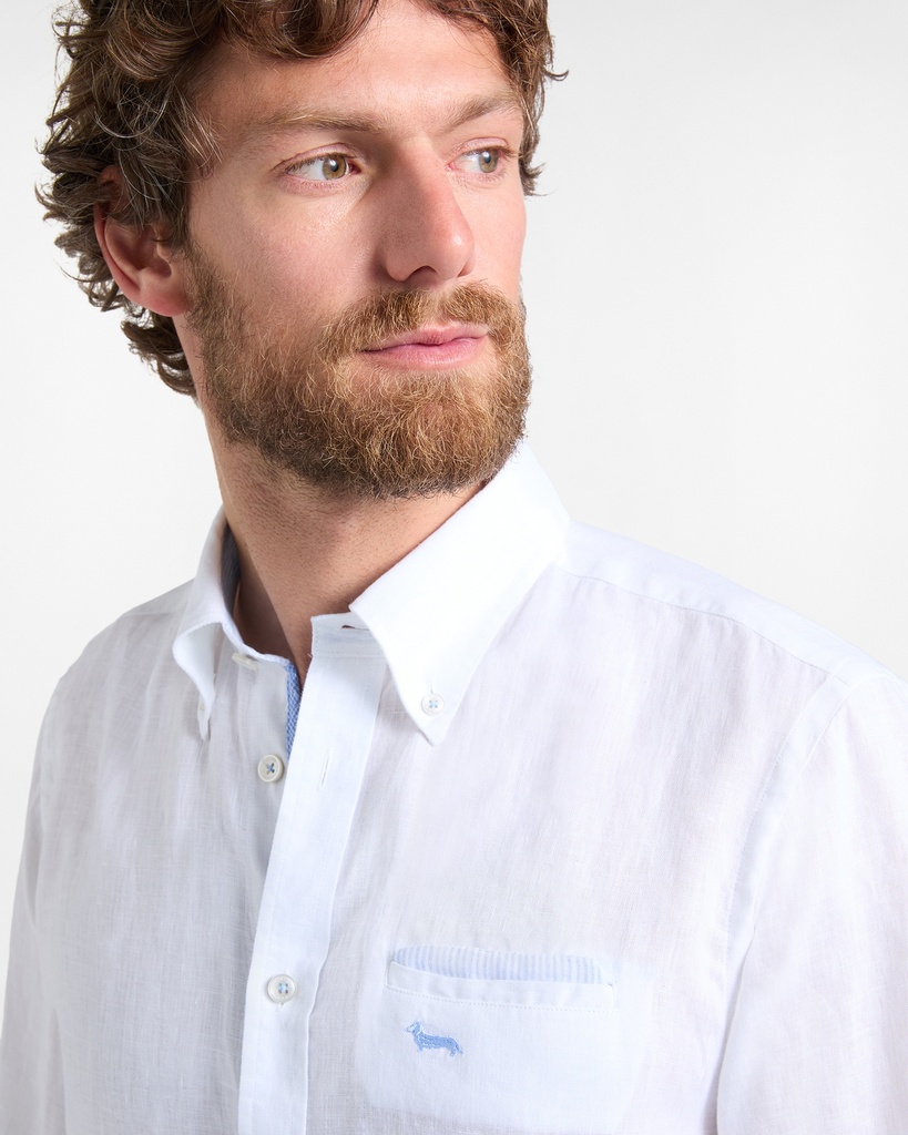 HARMONT&BLAINE Pocket Square Shirt Male