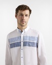 HARMONT&BLAINE Contrast Band Shirt Male