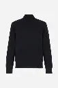 La Martina MaleHalf Zipper Knit Sweatshirt BLACK