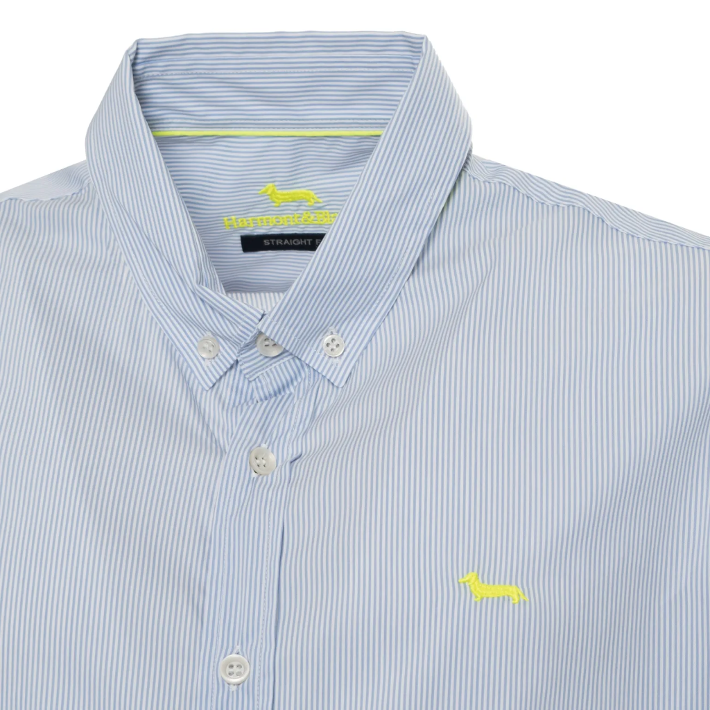 HARMONT&BLAINE Logo Embroidery Shirt Male
