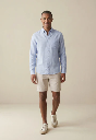 FYNCH HATTON Linen  Shirt Male