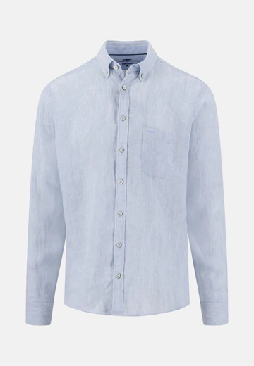 FYNCH HATTON Linen  Shirt Male