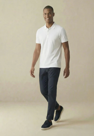 FYNCH HATTON Cotton Polo Male