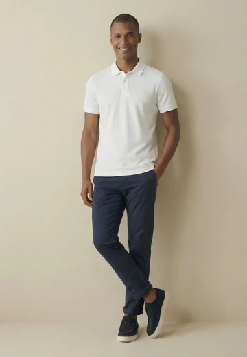 FYNCH HATTON Cotton Polo Male