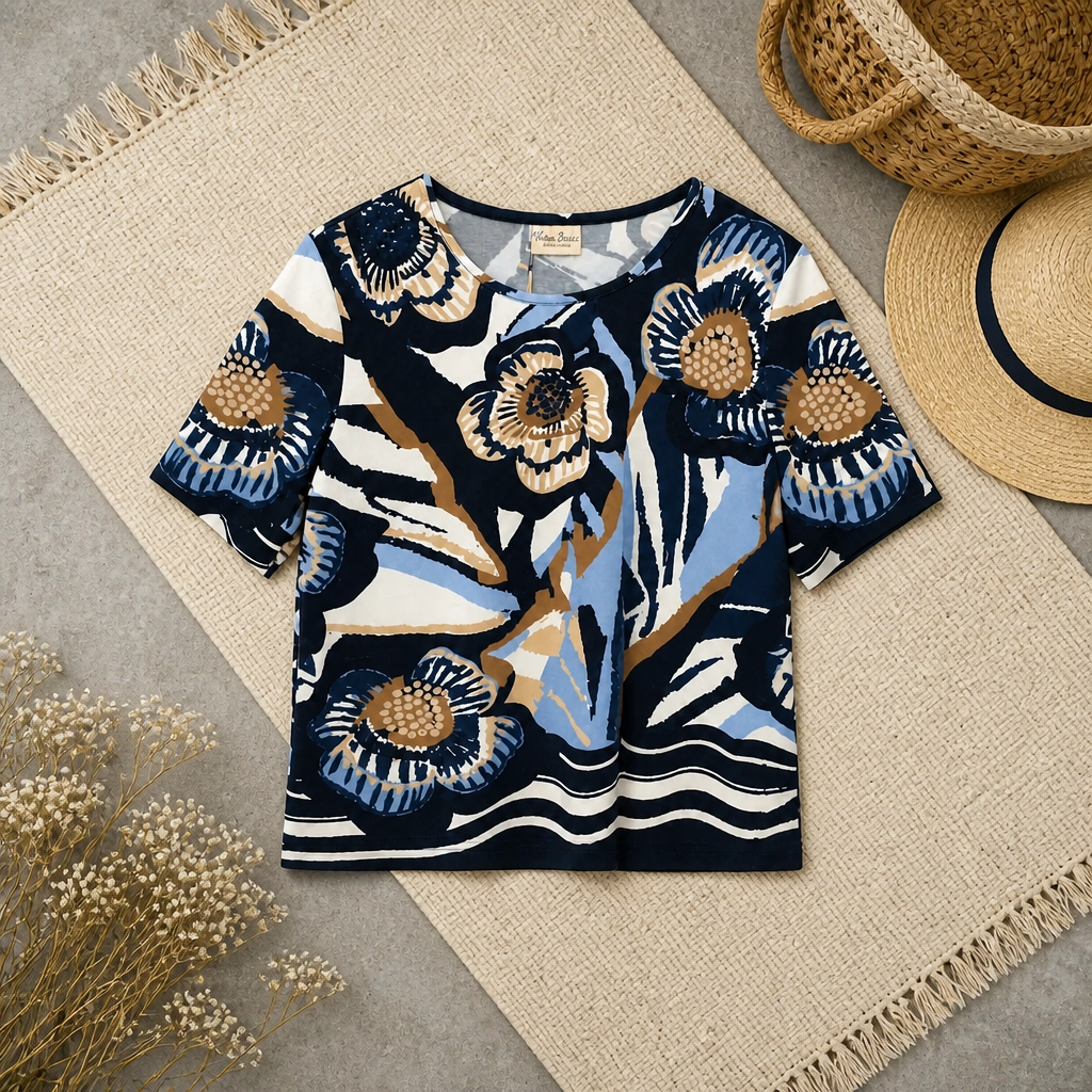 BARBRA Round NeckT-shirt Female