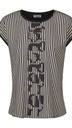 BARBRA Black NeckT-shirt Female