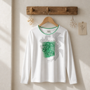 BARBRA Green NeckT-shirt Female