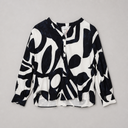 SUMMER MAN Arm Patterned Blousse Female