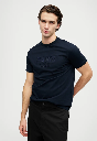 Karl Lagerfeld Round T-shirt Male NAVY