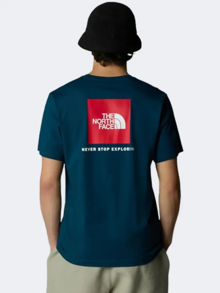 The North Face Box Nse Men Lifestyle T-Shirt Estate Blue/White