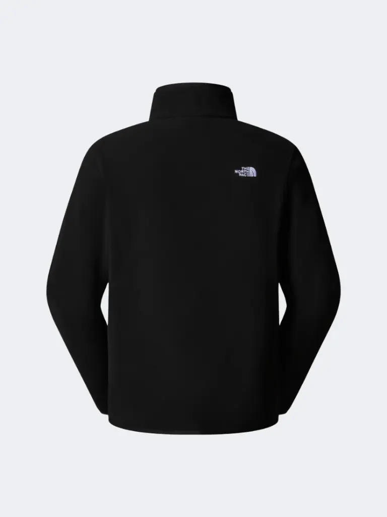 The North Face Glacier 1/4 Zip Men Hiking Fleece Black