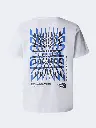 The North Face North Faces Men Lifestyle T-Shirt White/Blue