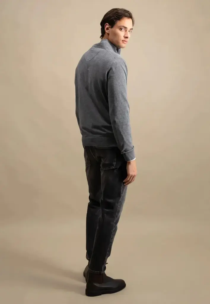  FYNCH HATTON  Half Zipper Sweater Knit Male