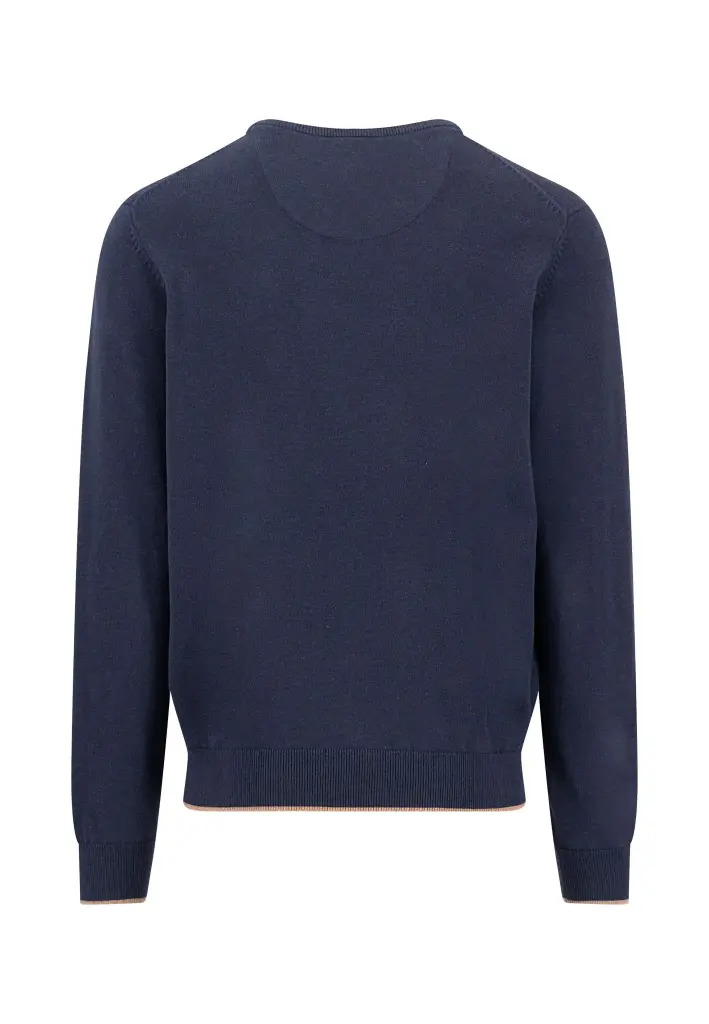  FYNCH HATTON  Sweater Knit V-Neck Male