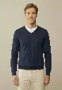  FYNCH HATTON  Sweater Knit V-Neck Male