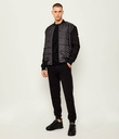 Karl Lagerfeld Mid puffer Mid Cotton Jacket Male BLACK