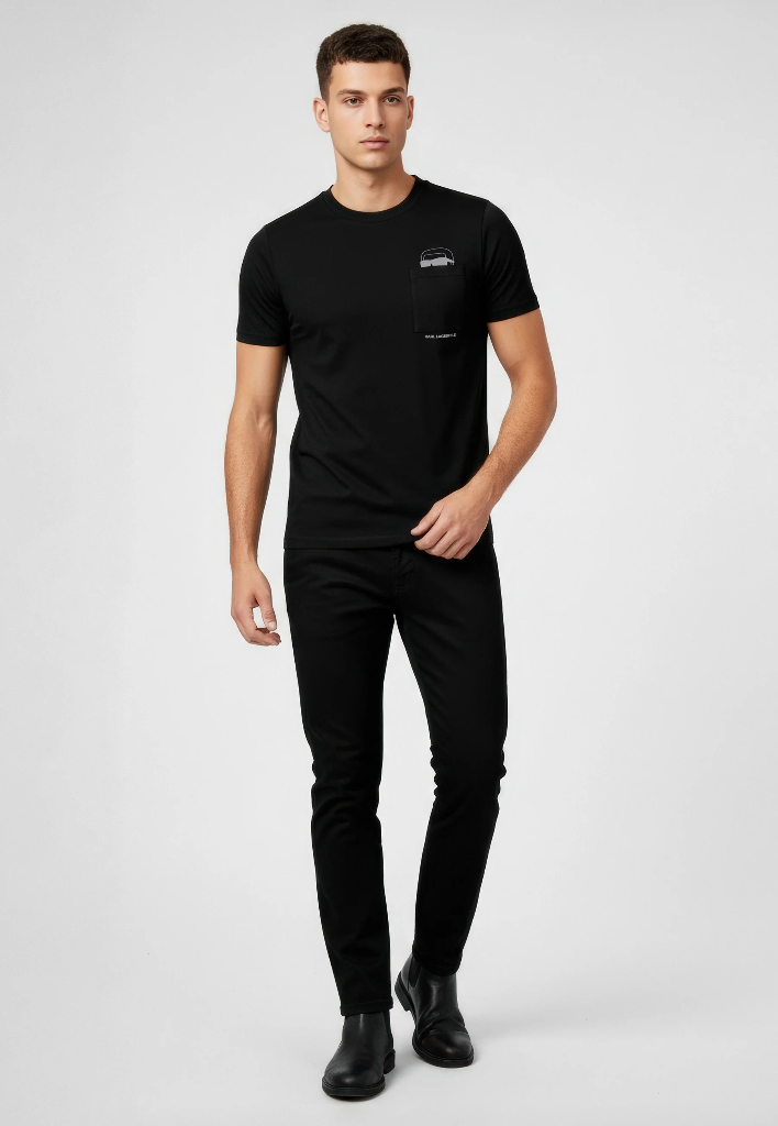 KARL LAGERFELD Roundneck T-Shirt Male 