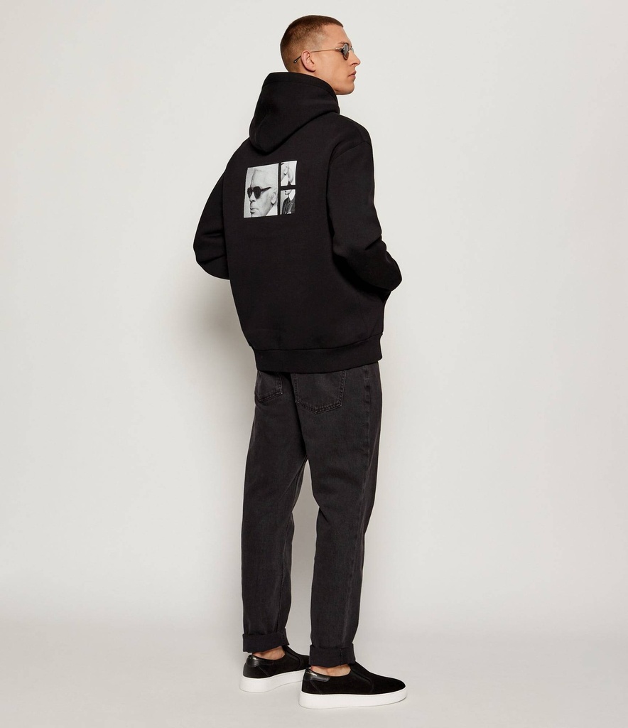 Karl Lagerfeld Cotton Sweat shirt Male BLACK