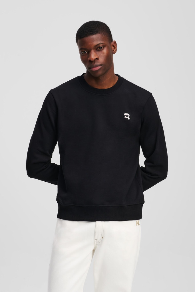 Karl Lagerfeld Round T-shirt Male BLACK 