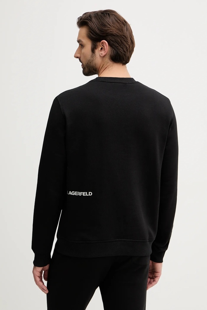 Karl Lagerfeld Cotton Sweat shirt Male BLACK