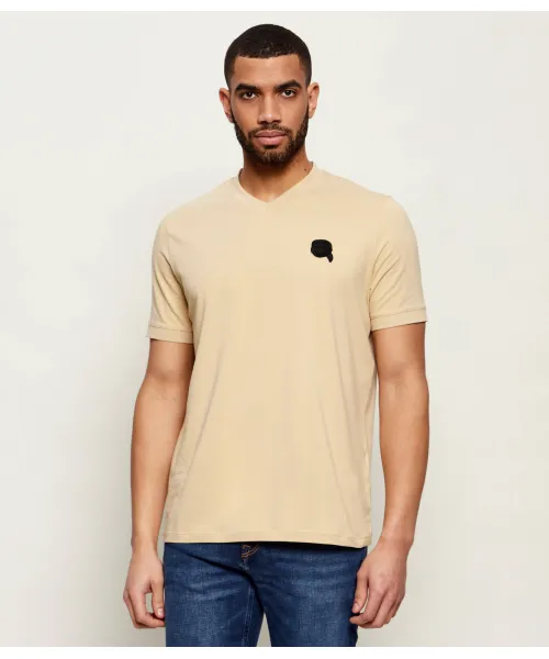 KARL LAGERFELD V-Neck  T-Shirt Male 