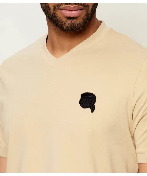 KARL LAGERFELD V-Neck  T-Shirt Male 