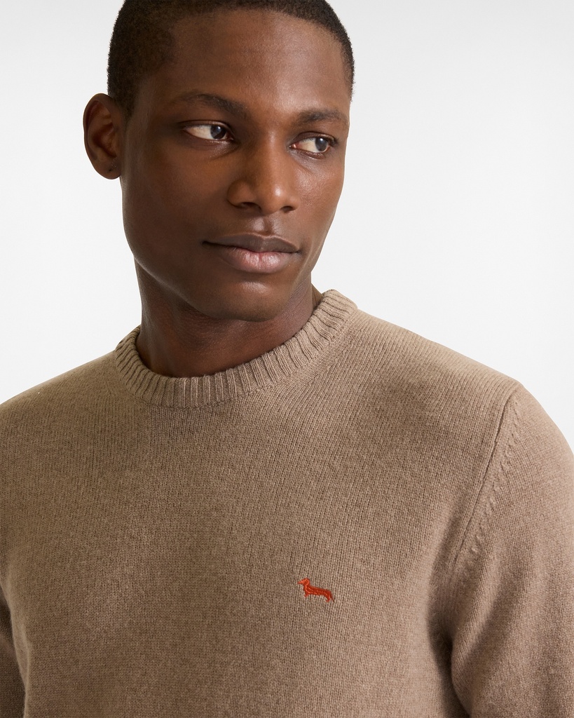 HARMONT&BLAINE Male KNIT SWEATSHIRT BEIGE