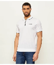 KARL LAGERFELD Zip-Polo T-Shirt Male 