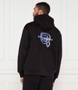 Karl Lagerfeld Cotton Hoodie Male BLACK