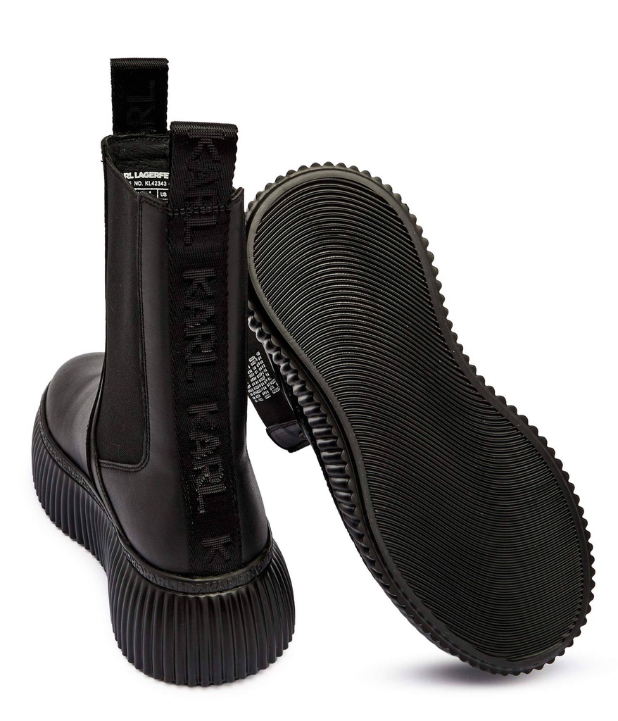 Karl Lagerfeld Leather Shoes Female BLACK