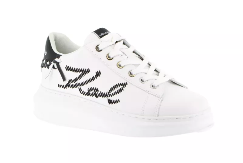 Karl Lagerfeld Leather Shoes Female BLACK