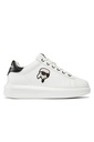 Karl Lagerfeld Leather Shoes Female WHITE