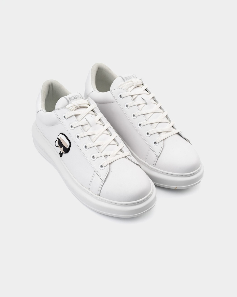 Karl Lagerfeld Leather Shoes Male WHITE