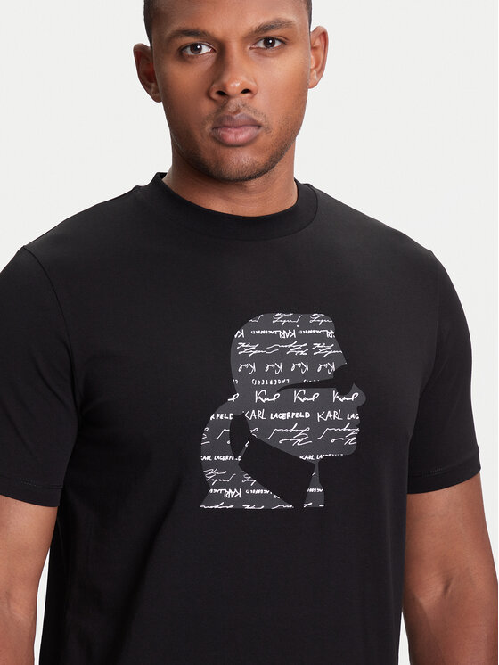 Karl Lagerfeld Round T-shirt Male WHITE