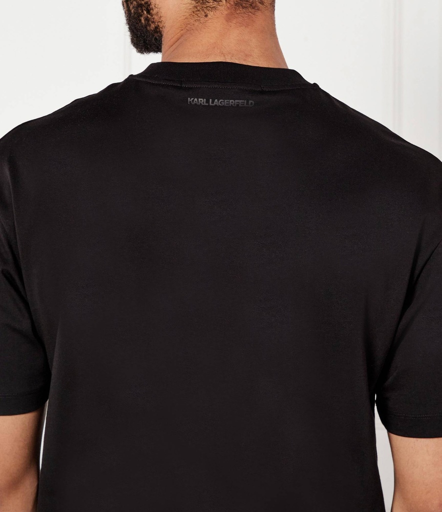 Karl Lagerfeld Round T-shirt Male WHITE