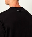 Karl Lagerfeld Round T-shirt Male BLACK