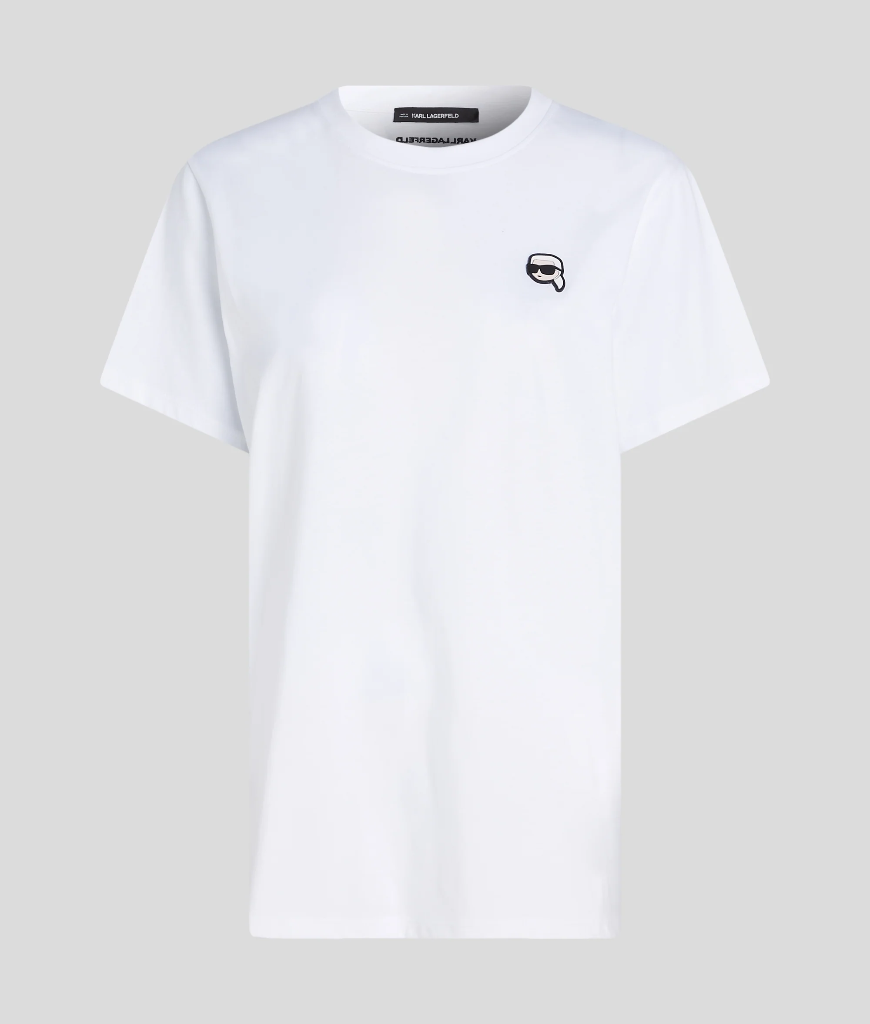 Karl Lagerfeld Round T-shirt Male WHITE