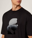 Karl Lagerfeld Round T-shirt Male BLACK