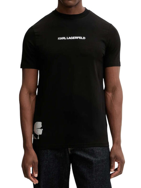Karl Lagerfeld Round T-shirt Male NAVY