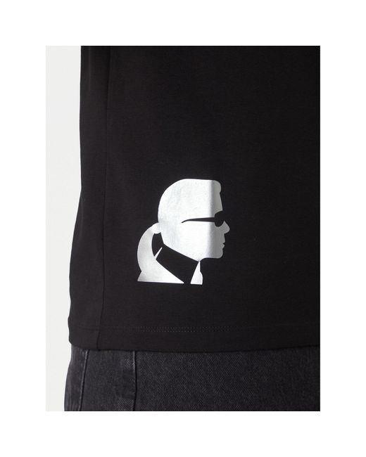 Karl Lagerfeld Round T-shirt Male NAVY