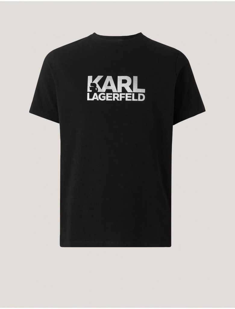 Karl Lagerfeld Round T-shirt Male NAVY
