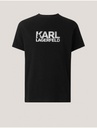 Karl Lagerfeld Round T-shirt Male NAVY