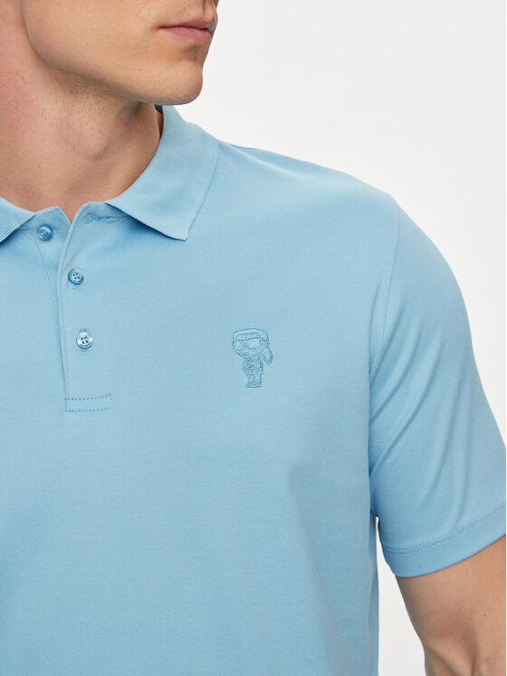 Karl Lagerfeld Polo T-shirt Male BLUE