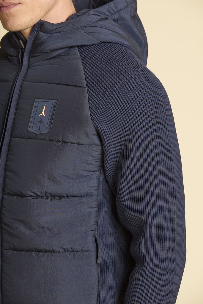 AERONAUTICA MILITARE Jacket Mid puffer Mid Cotton Male NAVY BLUE