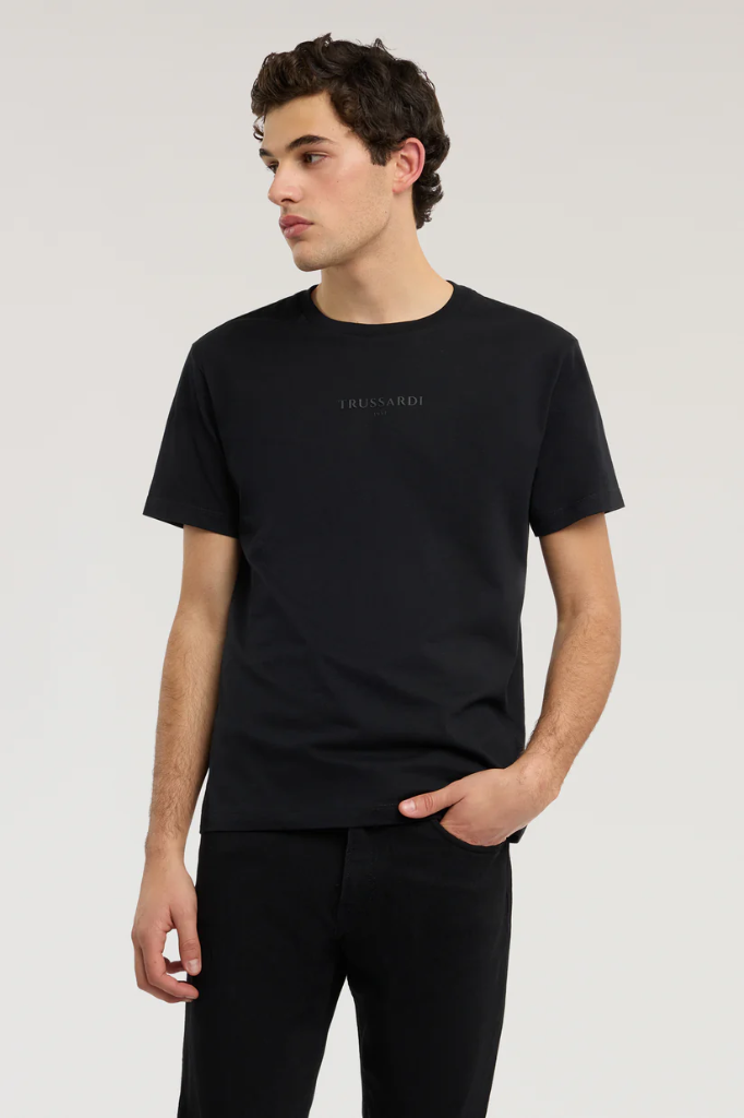 TRUSSARDI Regular Cotton T-Shirt Male