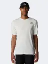 The North Face Mens T-Shirt Foundation Mountains White Dune