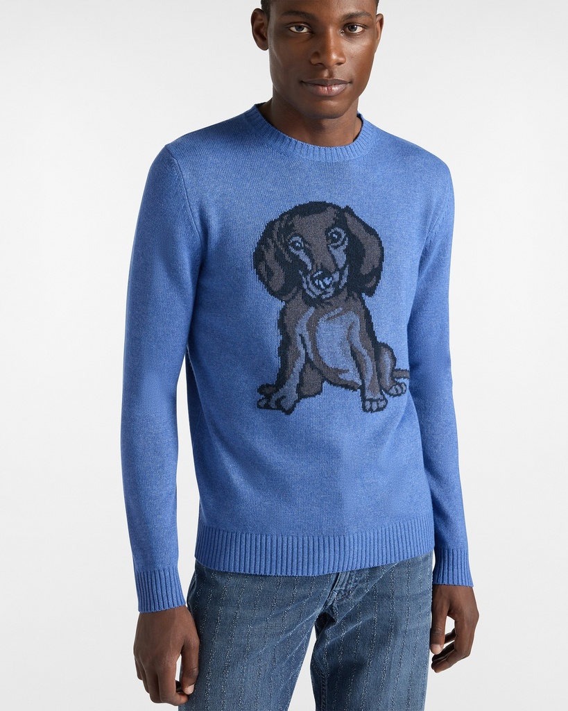HARMONT&BLAINE Male KNIT SWEATSHIRT NAVY