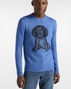 HARMONT&BLAINE Male KNIT SWEATSHIRT NAVY